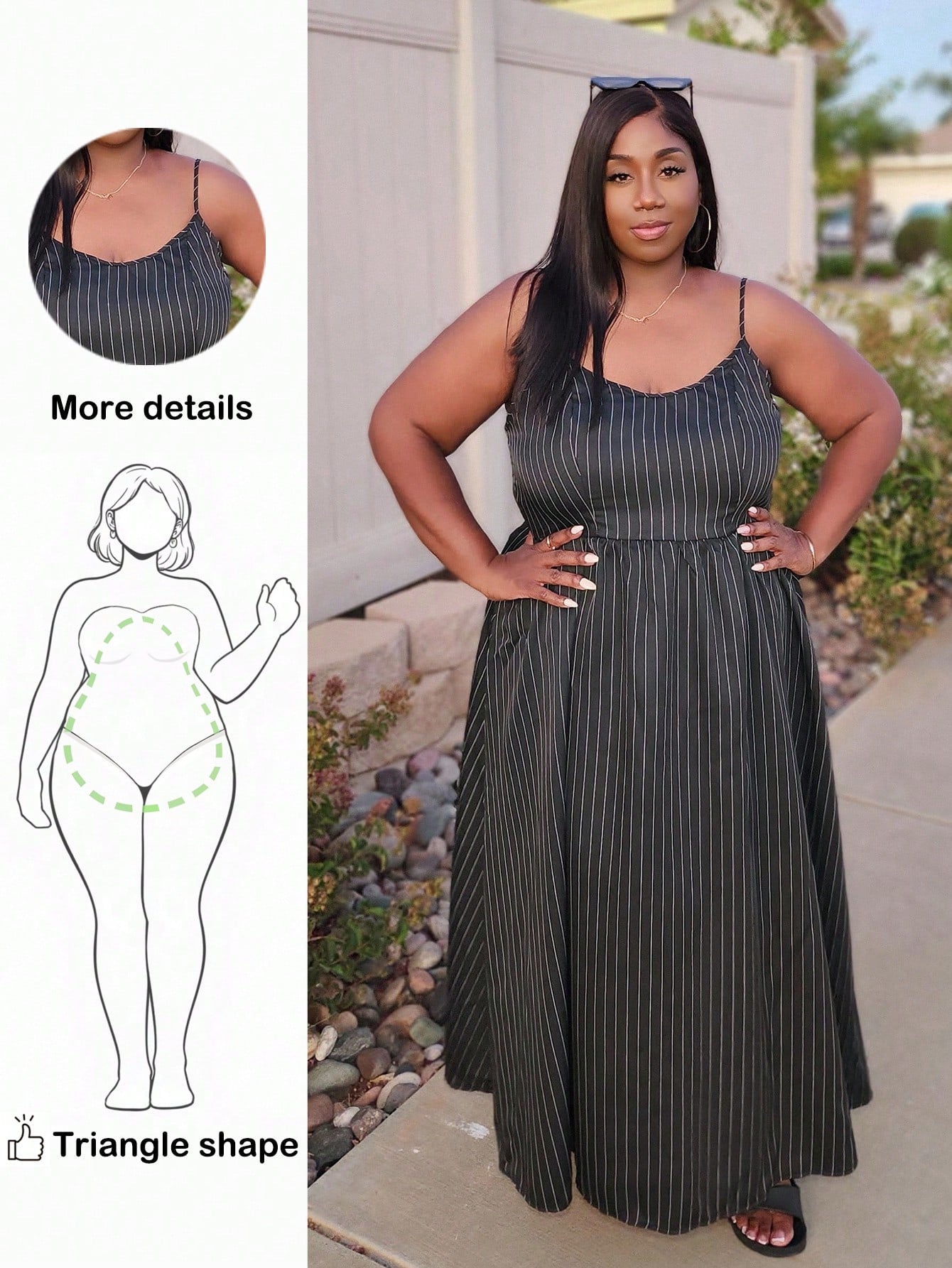 Slip into effortless elegance with this plus-size corduroy maxi dress, designed to celebrate your curves with style. The rich brown hue pairs perfectly with delicate embroidery details that add a touch of personality, while the slip silhouette flatters pear-shaped figures beautifully. Crafted from cozy corduroy, it's your go-to piece for autumn and winter layering or standalone wear. Dress it up with boots and jewelry, or keep it casual with sneakers—this versatile number does it all. Because looking fabulo