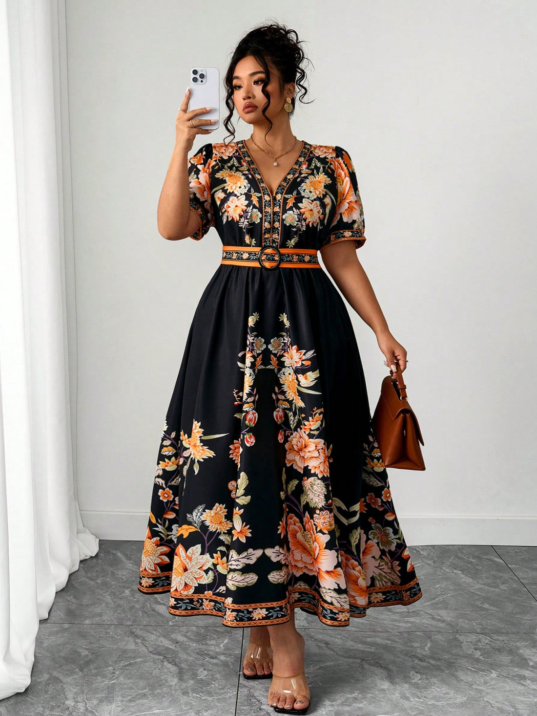 Step into sunshine and good vibes with this Plus Size Boho Style Printed Dress! Featuring a flirty V-neck and breezy cap sleeves, it’s your perfect companion for spring and summer getaways. The playful print adds a splash of fun, while the comfortable fit lets you dance, stroll, or relax with ease. Embrace effortless style and vacation-ready charm wherever you go!