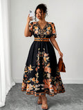 Step into sunshine and good vibes with this Plus Size Boho Style Printed Dress! Featuring a flirty V-neck and breezy cap sleeves, it’s your perfect companion for spring and summer getaways. The playful print adds a splash of fun, while the comfortable fit lets you dance, stroll, or relax with ease. Embrace effortless style and vacation-ready charm wherever you go!