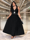 Step into style with this plus size dress that effortlessly transitions from casual days to formal nights. Designed for comfort and flair, it brings a playful touch to your everyday elegance. Whether you're brunching with friends or dazzling at an event, this dress keeps you looking fabulous with ease.