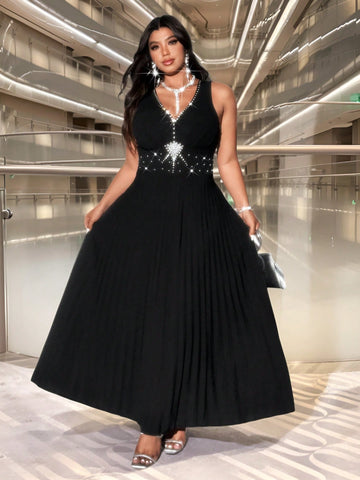 Step into style with this plus size dress that effortlessly transitions from casual days to formal nights. Designed for comfort and flair, it brings a playful touch to your everyday elegance. Whether you're brunching with friends or dazzling at an event, this dress keeps you looking fabulous with ease.