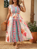 Step into effortless style with this Plus Size Chiffon Floral Dress, perfect for any getaway or everyday fun. Its light, airy fabric keeps you cool while the vibrant floral pattern adds a splash of joy to your look. Whether you’re strolling the boardwalk or enjoying brunch with friends, this dress offers comfort and charm for all occasions. Embrace your curves and let your playful side bloom!