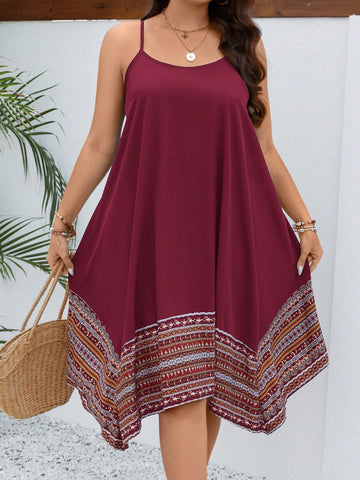 Celebrate your curves in this playful plus size color block flared dress! Featuring flirty straps and a fun, flowing silhouette, it’s your go-to for graduations, summer days, and festival vibes. Bright, bold blocks of color add a cheerful pop, while the comfortable fit lets you dance and shine all day long. Step out with confidence and a splash of joy!