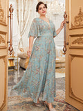 Float into fun with this Plus Size Floral Maxi Dress, featuring delicate eyelet embroidery and fluttery butterfly sleeves. The flowing silhouette celebrates curves while keeping you cool and comfortable all day. Perfect for garden parties or casual strolls, this dress combines charm and ease with a playful touch that lifts your style effortlessly.