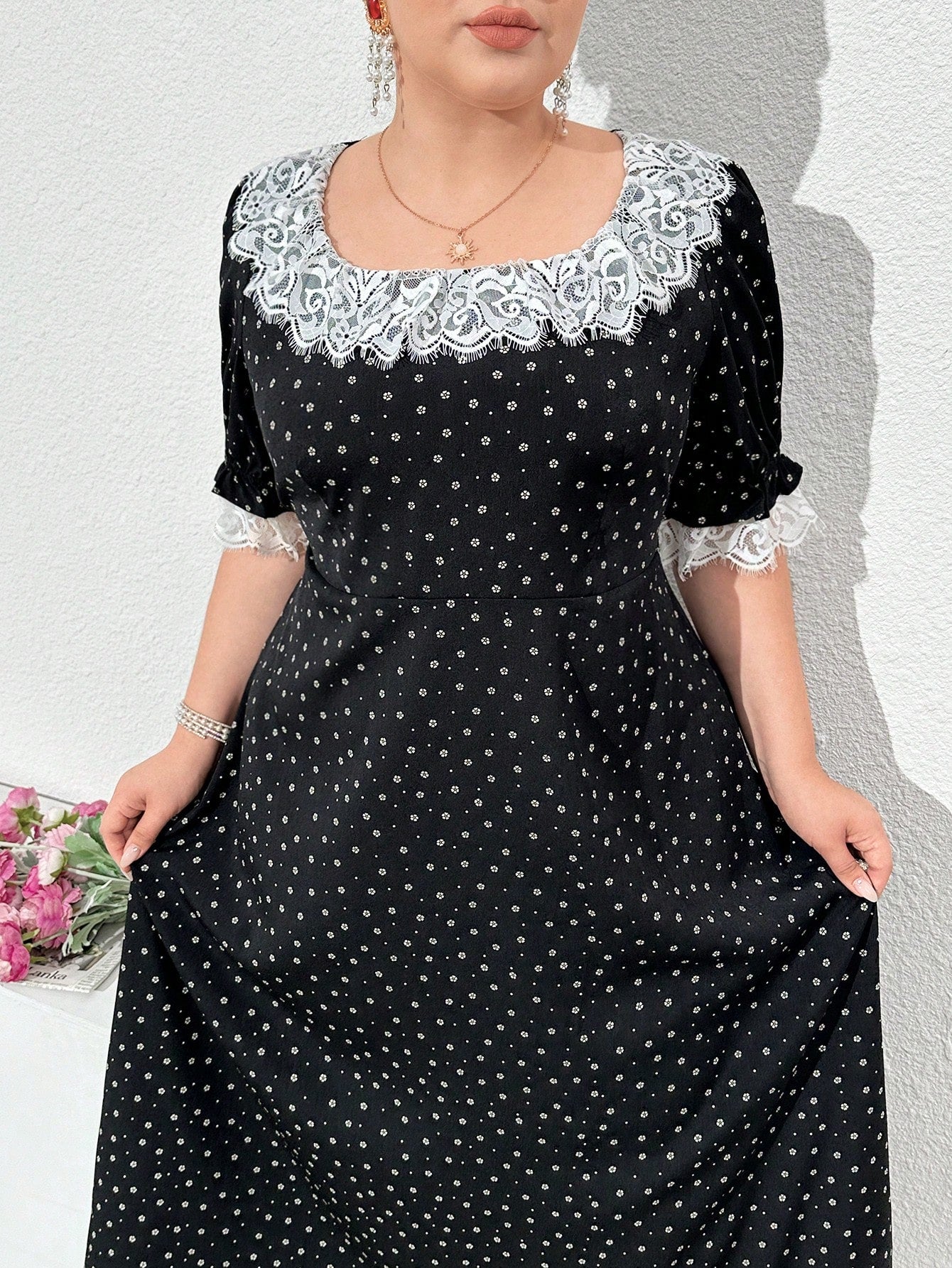 Embrace your curves in this gorgeous floral maxi dress that's ready for any occasion! Swirl and twirl in the flowing silhouette that flatters your figure while the vibrant floral pattern turns heads. Perfect for brunches, beach days, or evening soirées – this dress combines show-stopping style with all-day comfort that'll make you forget you're even wearing it!