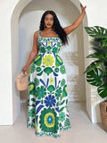 Step into sunny days with this playful plus size floral print dress! Featuring a flattering sleeveless bodycon fit that flows into an A-line silhouette, it’s perfect for casual beach days or summer outings. The vibrant floral pattern adds a fun, fresh vibe, making it your go-to choice for effortless style and comfort wherever your adventures take you.