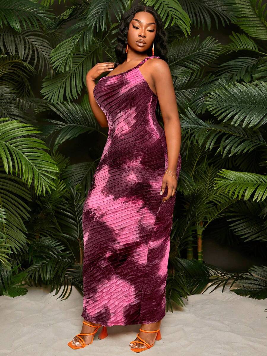 Turn heads in this playful plus size orange ombre dress featuring an asymmetric shoulder design that adds a flirty edge. Its vibrant gradient is perfect for beach vacations, romantic date nights, or lively parties. Comfortable and stylish, it moves with you while making every occasion extra bright and fun.