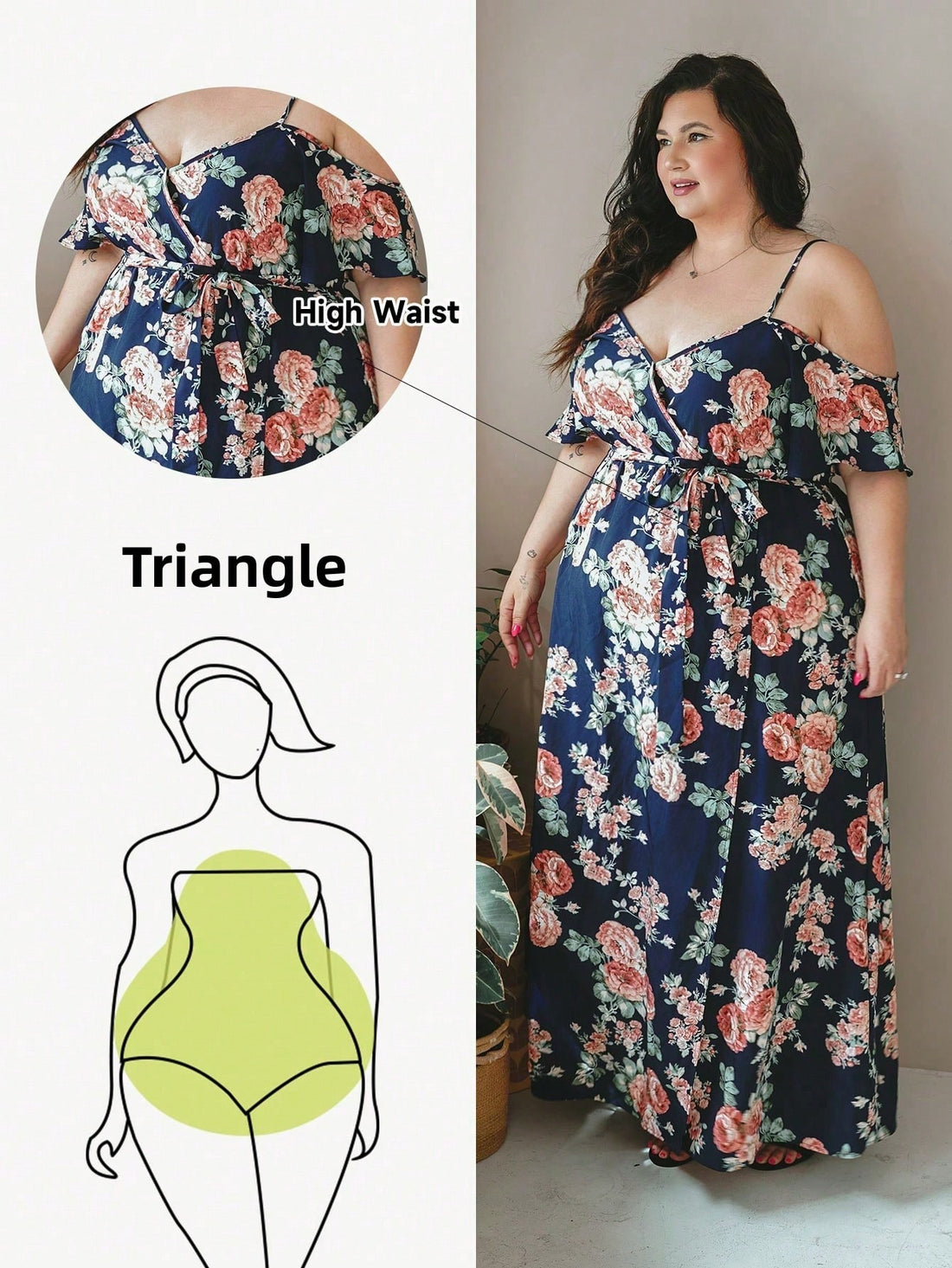 Embrace your curves with this flowy wrap dress designed to celebrate pear-shaped figures! The romantic floral print brings boho-chic vibes perfect for beach days, garden parties, or casual summer adventures. The wrap silhouette cinches at the waist while the generous skirt skims over hips and thighs, creating a flattering, balanced look. Soft, breathable fabric keeps you cool and comfortable all day long. Whether you're heading to the shore or a weekend getaway, this sundress is your go-to for effortless st