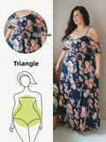Embrace your curves with this flowy wrap dress designed to celebrate pear-shaped figures! The romantic floral print brings boho-chic vibes perfect for beach days, garden parties, or casual summer adventures. The wrap silhouette cinches at the waist while the generous skirt skims over hips and thighs, creating a flattering, balanced look. Soft, breathable fabric keeps you cool and comfortable all day long. Whether you're heading to the shore or a weekend getaway, this sundress is your go-to for effortless st