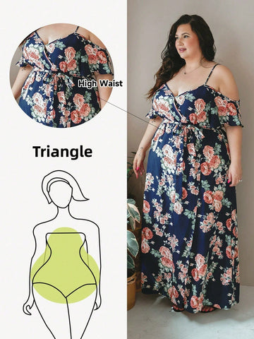 Embrace your curves with this flowy wrap dress designed to celebrate pear-shaped figures! The romantic floral print brings boho-chic vibes perfect for beach days, garden parties, or casual summer adventures. The wrap silhouette cinches at the waist while the generous skirt skims over hips and thighs, creating a flattering, balanced look. Soft, breathable fabric keeps you cool and comfortable all day long. Whether you're heading to the shore or a weekend getaway, this sundress is your go-to for effortless st