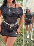 Embrace your inner boho cowgirl with our Plus Size Sequin Dress! Perfect for music festivals and bringing out your old money vibes. This dress is fun, flirty, and adds a touch of sparkle to any occasion. Don't just dress up, make a statement with our unique and playful design!