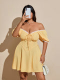 Turn heads on your next getaway with this playful plus size vacation dress. Featuring delicate lace trim and a charming bow detail, it combines comfort with flirty style effortlessly. Perfect for sunny days and breezy evenings, this dress lets you embrace your curves while keeping things light and fun.