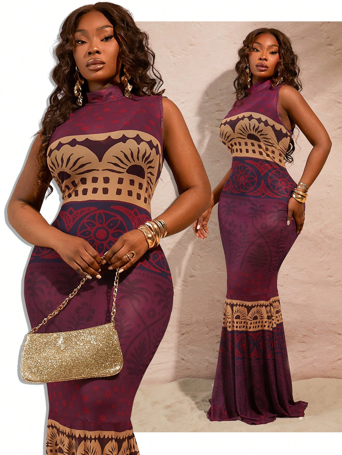 Step into sunshine and good vibes with this Plus Size Sheer Mesh Maxi Dress! The colorful floral color blocks dance across airy sheer mesh fabric, making it your perfect partner for spring and summer getaways. Flowy and flirtatious, it keeps you cool while turning heads wherever you go. Embrace vacation season in style and comfort!