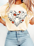 Celebrate your edgy style with this Plus Size Skeleton Girl T-Shirt. Featuring a playful skeleton graphic, a comfy round neck, and short sleeves, it’s perfect for trendy women who love to stand out. Soft, breathable fabric ensures all-day comfort while adding a fun, spooky twist to your casual wardrobe.