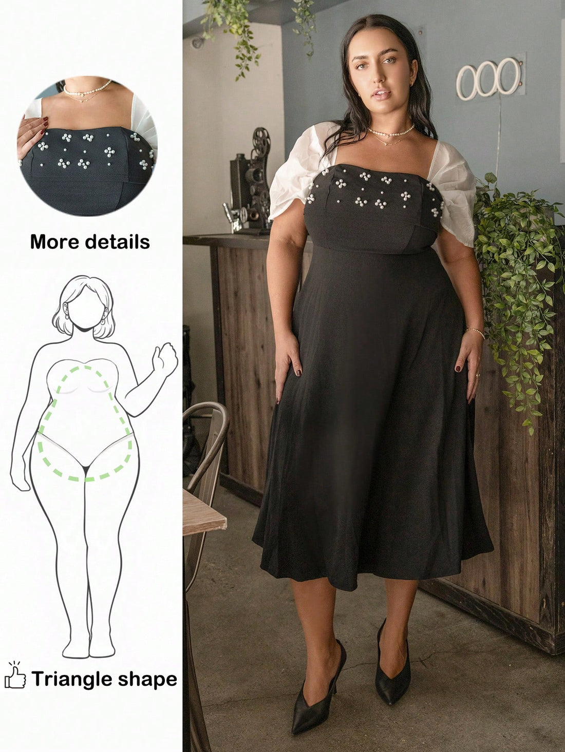 Slip into sophistication with this stunning plus-size strapless midi dress! Crafted in a rich, versatile brown that flatters every complexion, this elegant gown is your go-to for holiday parties, festive celebrations, and those moments when you want to feel absolutely fabulous. The strapless neckline offers a chic, timeless silhouette while the midi length provides graceful coverage and movement. Whether you're dancing through Christmas festivities or making an entrance at a special event, this dress delive