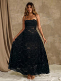 Turn heads in this stunning black sheer spaghetti strap dress designed for curves and confidence. The delicate sheer fabric creates an alluring, sophisticated look perfect for date nights, parties, or any occasion calling for a touch of glamour. Adjustable spaghetti straps offer a flattering fit, while the sleek black silhouette elongates your frame beautifully. Whether you're dressing up for an evening out or making a bold statement, this dress delivers sexy style with effortless elegance. Embrace your bes