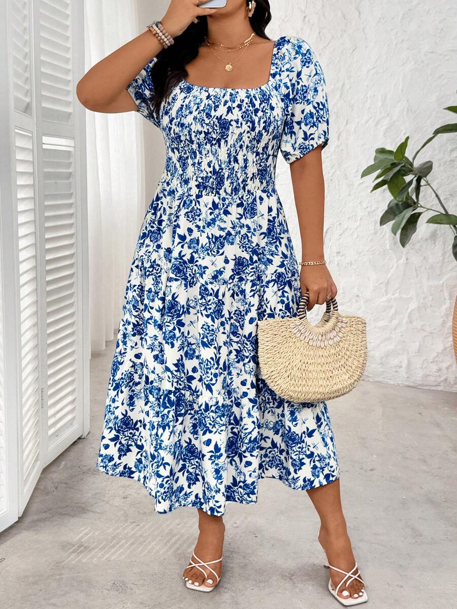 Effortless summer style meets comfort in this plus-size resort dress. The flattering square neckline frames the shoulders beautifully while the relaxed, casual silhouette keeps you cool and confident. Perfect for beach getaways, poolside lounging, or casual vacation days. Lightweight fabric moves with you, making it ideal for warm weather adventures.