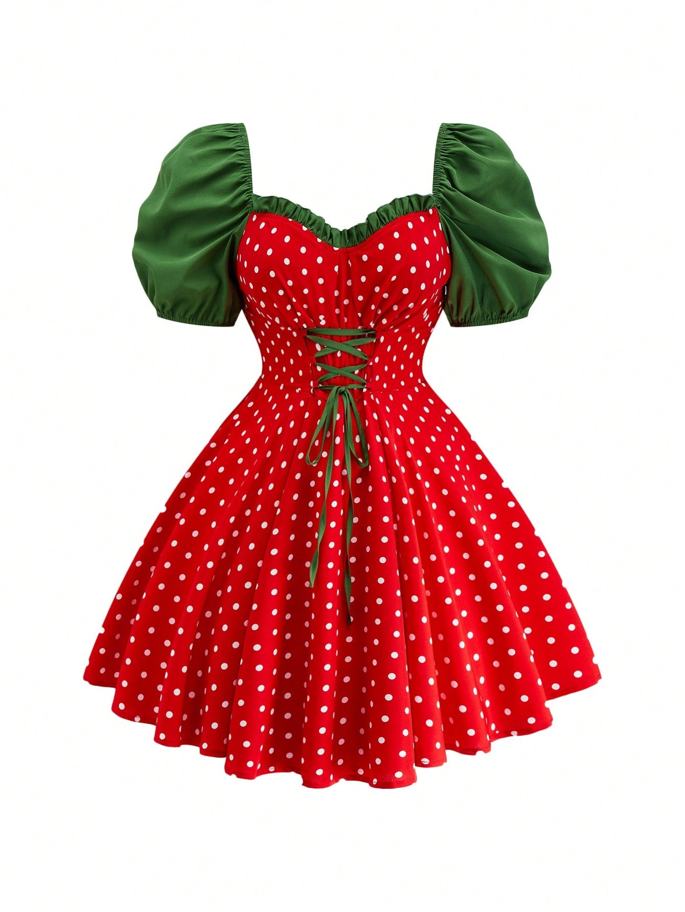 Embrace sunny days in this playful Plus Summer Mini Dress featuring charming heart-shaped puff sleeves. Its flirty silhouette and mini length make it perfect for turning heads while staying cool and comfortable. Ideal for casual outings or fun gatherings, this dress adds a cute and stylish touch to your summer wardrobe.