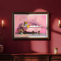 Bring a roaring dose of whimsy to your walls with this vibrant pop art poster featuring a tiger living its best life in a luxurious pink clawfoot tub, surrounded by fluffy bubbles. Perfect for adding personality and humor to bedrooms, bathrooms, or creative spaces, this playful artwork celebrates the absurd and the fabulous. With its bold colors and retro aesthetic, it's a conversation starter that proves even the wildest creatures deserve a pampered spa day. A fun, lighthearted piece that transforms any ro