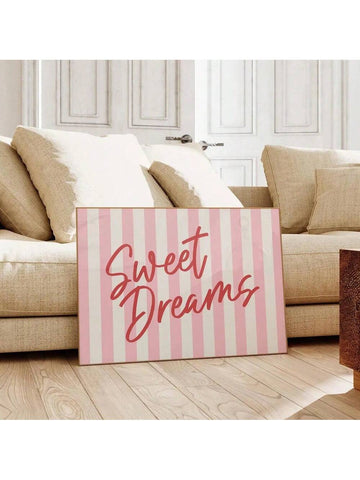 Transform your space into a dreamy sanctuary with this charming Preppy Pink Sweet Dreams poster. Featuring soft, aesthetic vibes and a playful design, this canvas print brings instant personality to any girly room. Perfect for adding that cozy, Instagram-worthy touch to your walls, it celebrates the sweet, preppy aesthetic that makes your space feel uniquely you. Whether you're decorating a bedroom, dorm, or creative corner, this poster is your ticket to creating the ultimate feel-good haven. Hang it up and