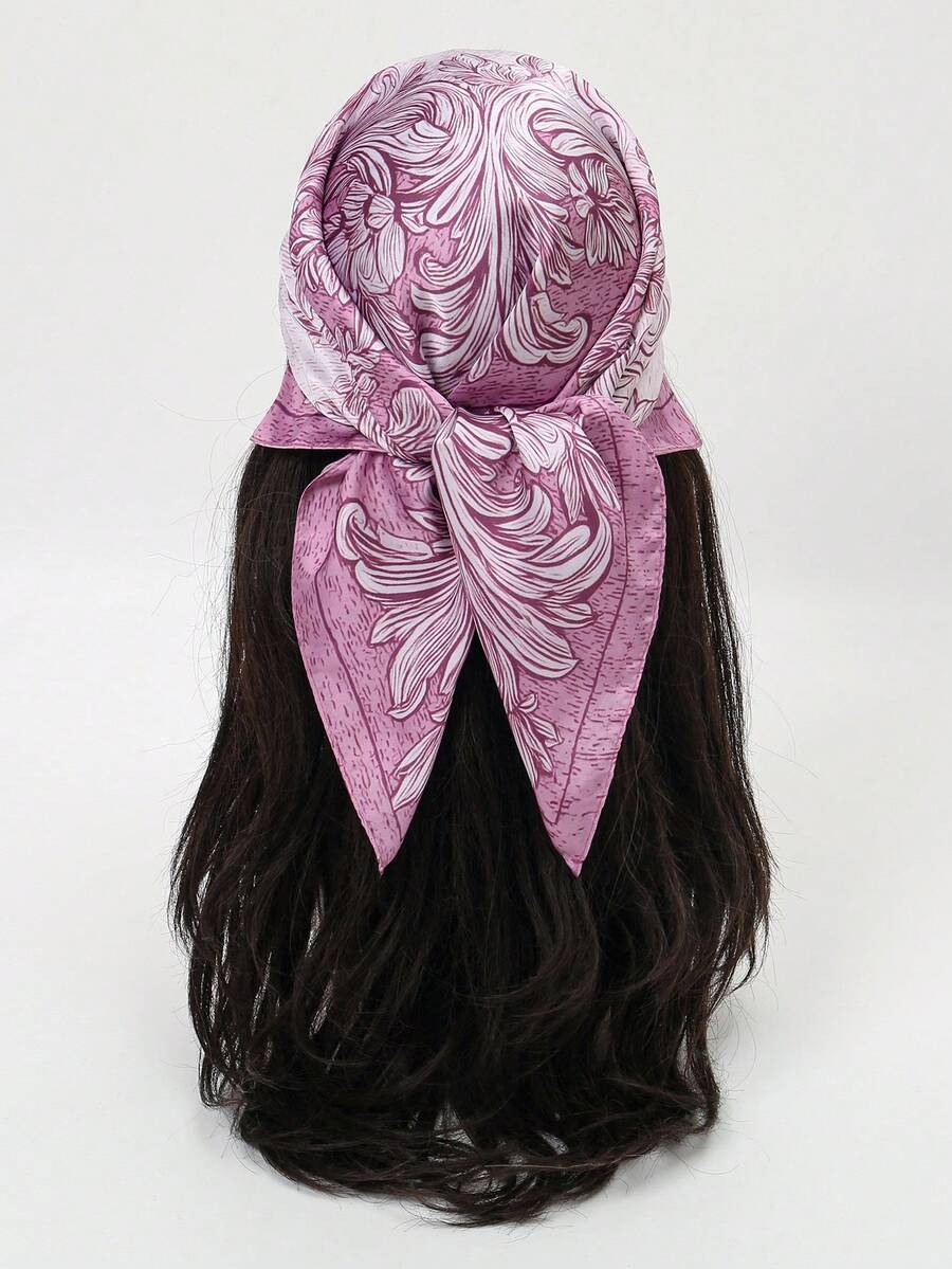 Elevate your beach and holiday wardrobe with this luxurious 70cm bandana scarf, featuring an elegant scroll pattern print. Versatile and stylish, this headwrap works beautifully as a hair accessory, neck scarf, or beach cover-up. The premium fabric drapes gracefully while maintaining its shape, making it perfect for sun protection and sophisticated styling. Whether you're lounging by the pool or exploring coastal destinations, this printed bandana adds a touch of refined elegance to any vacation look.
