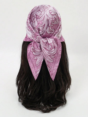 Elevate your beach and holiday wardrobe with this luxurious 70cm bandana scarf, featuring an elegant scroll pattern print. Versatile and stylish, this headwrap works beautifully as a hair accessory, neck scarf, or beach cover-up. The premium fabric drapes gracefully while maintaining its shape, making it perfect for sun protection and sophisticated styling. Whether you're lounging by the pool or exploring coastal destinations, this printed bandana adds a touch of refined elegance to any vacation look.