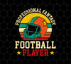 Professional Fantasy Football Player, Vintage American Football, Png Printable, Digital File
