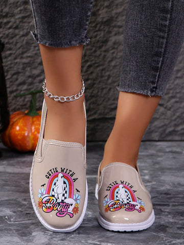 Step into the spirit of Halloween with our Pumpkin Spice and Everything Nice casual sports shoes for women. Designed with a festive Halloween theme, these shoes are perfect for any holiday activity. With their comfortable fit and playful design, you'll be ready to conquer the fall season in style.