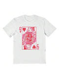 Look like royalty in our Queen of Hearts Graphic Tee, perfect for Valentine's Day! You'll reign supreme in this unisex tee that combines playful humor and style.