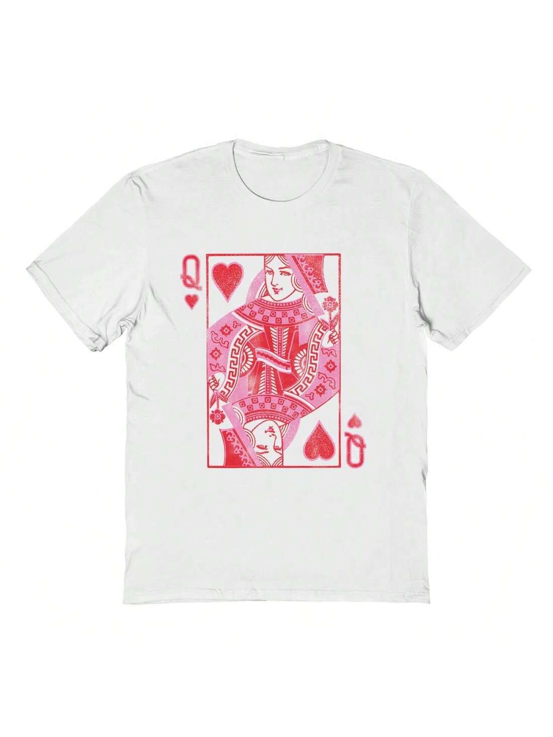 Look like royalty in our Queen of Hearts Graphic Tee, perfect for Valentine's Day! You'll reign supreme in this unisex tee that combines playful humor and style.