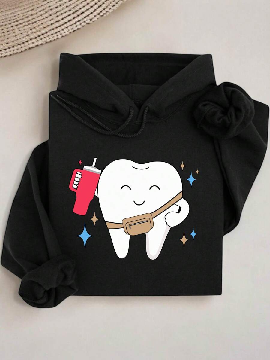 Stay cozy this fall with our Quirky Dentist Hoodie, designed especially for dental assistants and hygienists who love a little fun with their function. This playful hoodie blends comfort with a dash of dental charm, making it the perfect gift to brighten up chilly days at the office or beyond. Whether you're scrubbing in or just kicking back, this hoodie keeps your style sharp and your smile sharper.