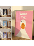 Add a splash of whimsy to your space with Quirky Duck Delight! This playful and funky canvas poster is sure to charm and bring joy to any room. Perfect for those who don't take themselves too seriously. (Just like our quirky duck friend!)