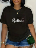 Show off your Realtor pride in style with this graphic tee designed just for real estate professionals. Perfect for the office or casual wear, this tee is a fun way to express your love for the industry. Get ready to turn heads and make a statement with this stylish tee!