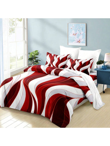 Elevate your bedroom decor with our Red and White Classic Striped Duvet Cover Set. Made with soft and breathable fabric, this set adds a touch of style to your bed. Its classic striped design creates a timeless look that will enhance any bedroom. Available in multiple sizes.