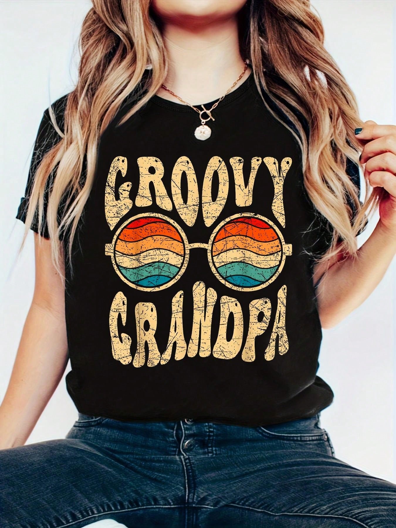 Get your nostalgia on with our Retro 70s Grandpa T-Shirt! Made with comfortable cotton, this tee is perfect for reliving the good old days of summer. Plus, it's grandpa-approved! So don't miss out on this stylish and comfy throwback.