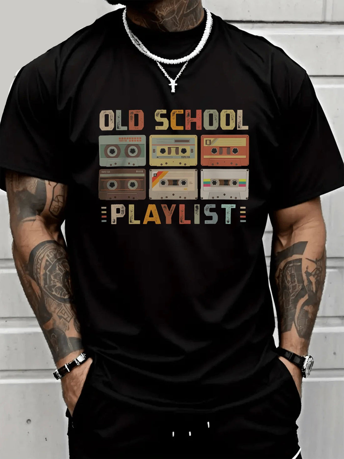 Blast to the past with our Retro 80s Cassette Tape Music T-Shirt! This vintage-inspired playlist tee brings back all the nostalgic feels of mixtapes and rewind buttons. Crafted from 100% heavy cotton for maximum comfort while you're moonwalking down memory lane. Perfect for music lovers who remember the joy of flipping to side B!