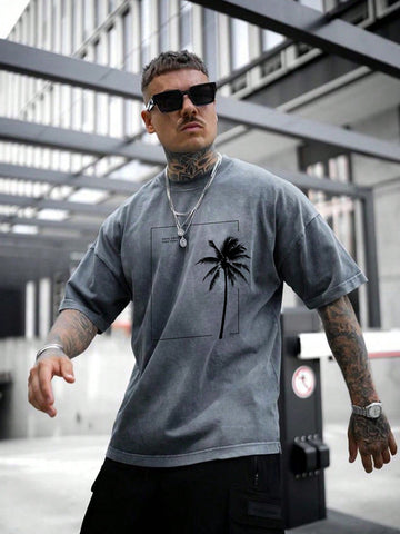 Get ready to embrace your inner American with our Retro American Vibes printed tee! This men's casual short sleeve shirt features a unique and playful design that will add a fun touch to your wardrobe. Embrace the nostalgia and show off your style with this must-have tee!