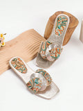 Step back in time with these Retro Bohemian Women’s Sandals! With their stylish low heel and slip-on design, these sandals are perfect for a day at the beach or a casual day out. Don't sacrifice comfort for style, these sandals have got you covered.