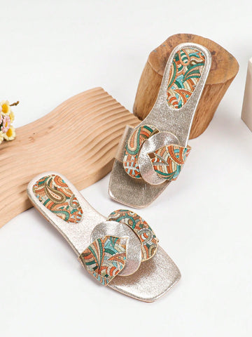 Step back in time with these Retro Bohemian Women’s Sandals! With their stylish low heel and slip-on design, these sandals are perfect for a day at the beach or a casual day out. Don't sacrifice comfort for style, these sandals have got you covered.