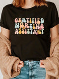 Celebrate your CNA graduation in retro style with this fun t-shirt! Show everyone your journey with humor and playfulness. A perfect graduation gift for yourself or your loved ones.
