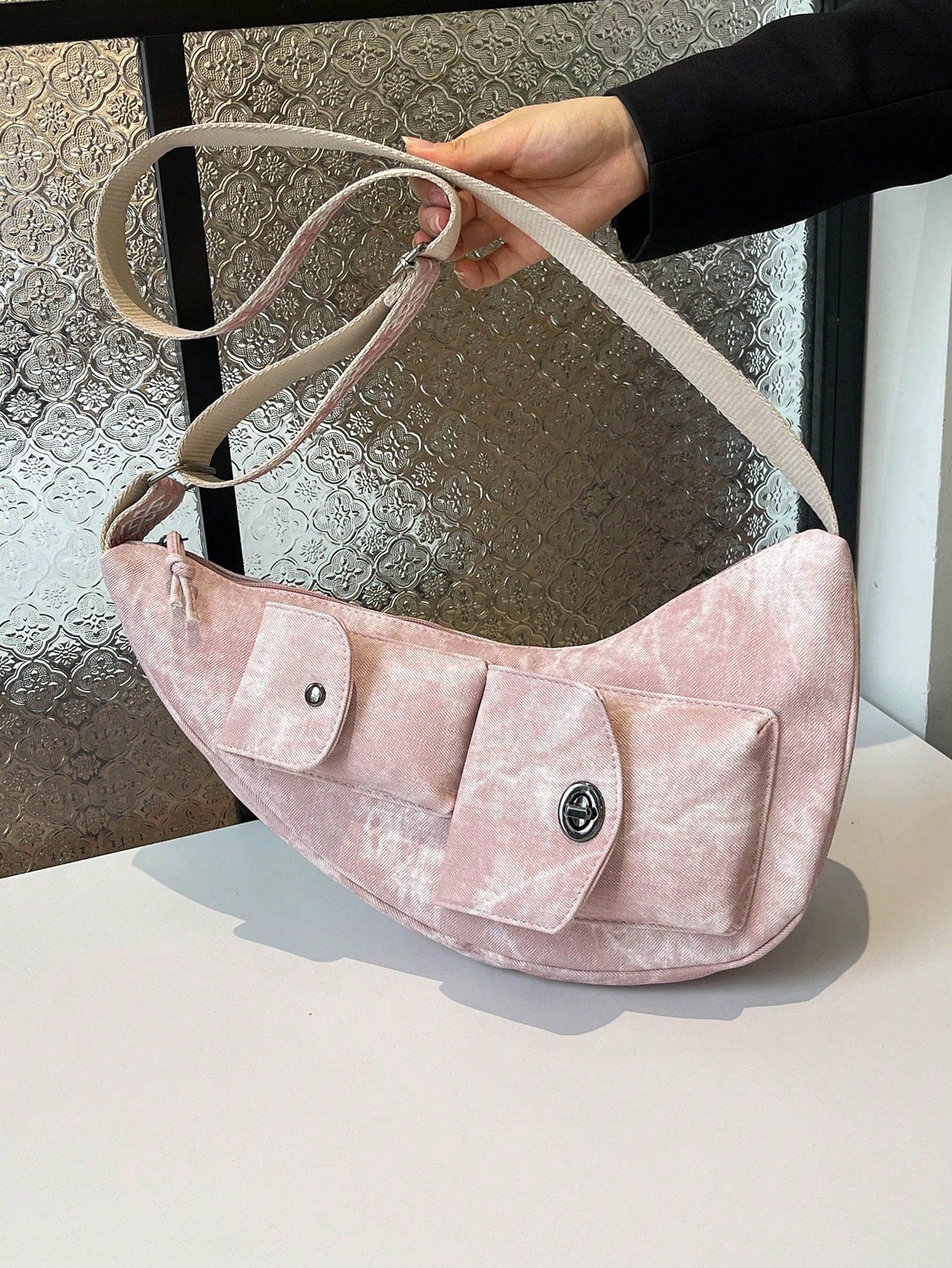 Add a touch of vintage charm to your style with the Retro Chic One Shoulder Bag. Crafted from high-quality PU leather, this bag boasts a chic and unique design that is perfect for any occasion. With its adjustable shoulder strap and spacious interior, it is both stylish and practical, making it a must-have for any fashion-forward woman.