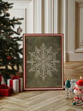 Bring a frosty dose of nostalgia to your walls with this charming retro Christmas snowflake canvas art. Perfect for spreading holiday cheer in any room, this stylish piece captures the magic of vintage winter aesthetics with its whimsical snowflake design. Whether you're decorating your home, office, or festive gathering space, this canvas adds instant seasonal warmth and character. Its timeless appeal makes it an ideal gift for anyone who loves classic holiday vibes and unique wall decor that sparks conver