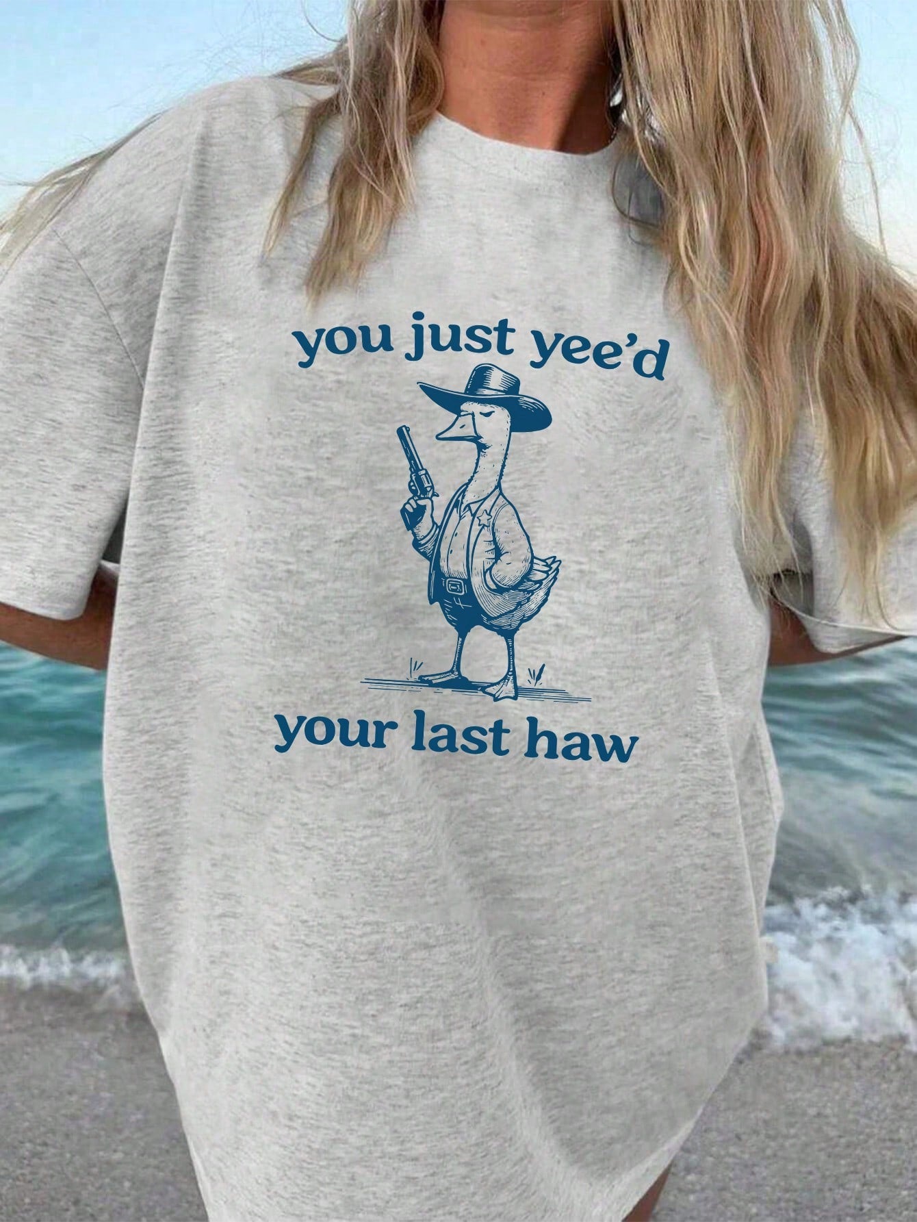 Get your silly on with the Retro Goofy Vibes tee. Perfect for loose fits and silly stunts, this graphic tee features a playful goose design that will have you honking with laughter. Made with a retro twist, this tee will give you all the goofy vibes you need. Quack up your wardrobe today!