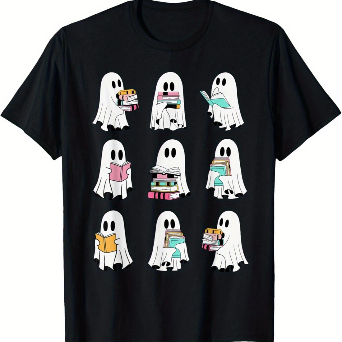 This Retro Groovy Spooky Reader T-Shirt is perfect for all book lovers and ghost enthusiasts. Embrace your love for reading and the paranormal with its retro design and comfortable fit. Get your ghost reading on and stand out in style.