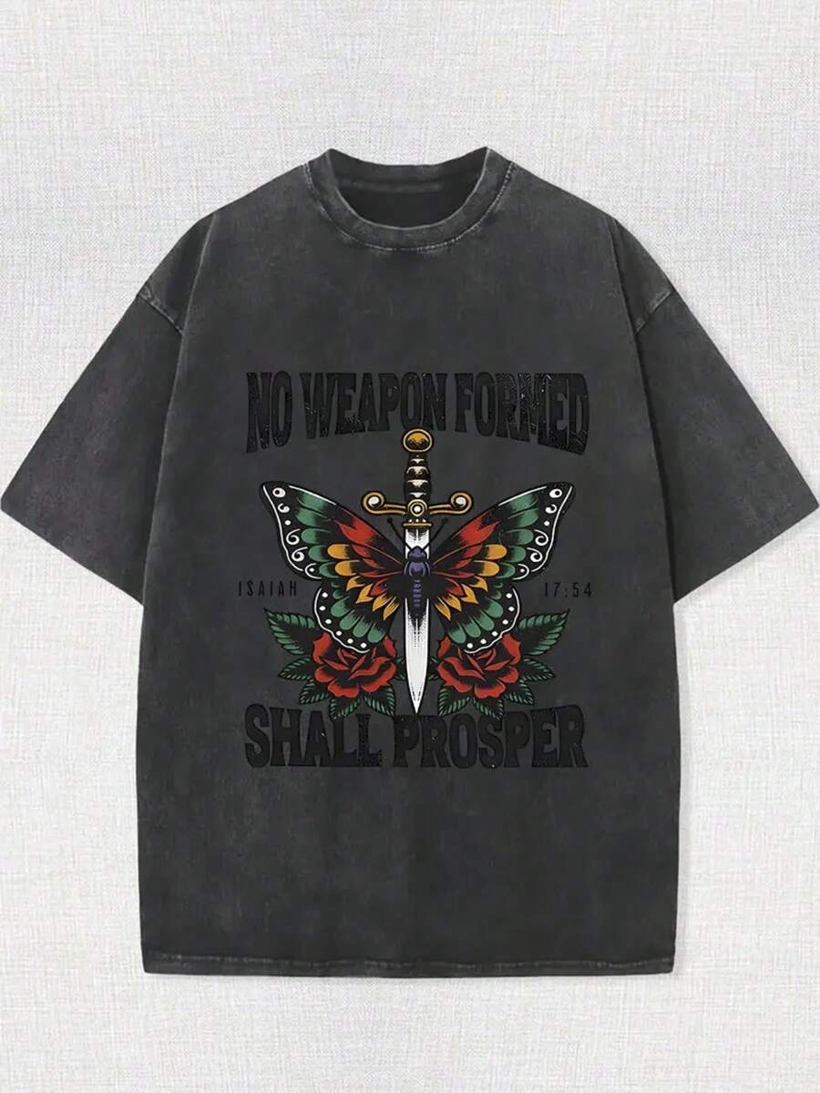 Step into summer with a playful twist wearing this Retro Holy Sword & Flower Printed T-Shirt. Crafted from soft, high-quality cotton, it keeps you cool and comfy while showcasing a bold, vintage-inspired design. Perfect for adding a splash of fun and flair to your casual wardrobe, this tee blends classic charm with modern comfort effortlessly.