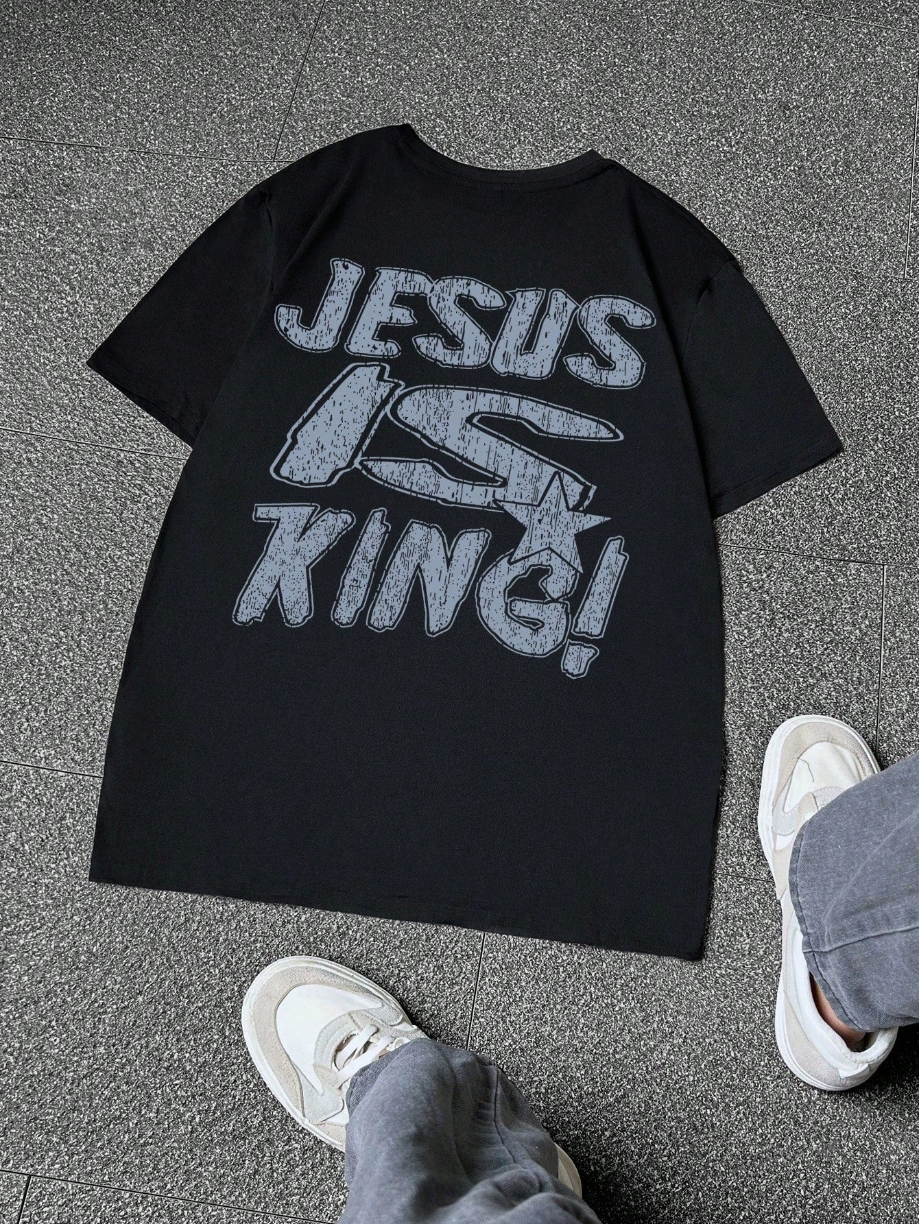 Embrace your faith with a playful twist! This Retro Jesus Is A King tee combines old-school vibes with minimalist design for a statement that's both bold and understated. Perfect for casual outings or layering under jackets, this men's graphic t-shirt lets you express your beliefs while keeping your style game strong. Comfort meets conviction in this everyday essential.