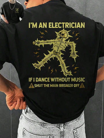 Make a bold statement with our Retro Lightning Skull Graphic T-Shirt! This playful cotton crew neck combines vintage vibes with edgy skull design that'll have heads turning. Perfect for casual spring and summer outings, it's the tee that says you're serious about not being too serious. Pair with jeans or shorts for an instantly cool look that keeps you comfortable all day long.