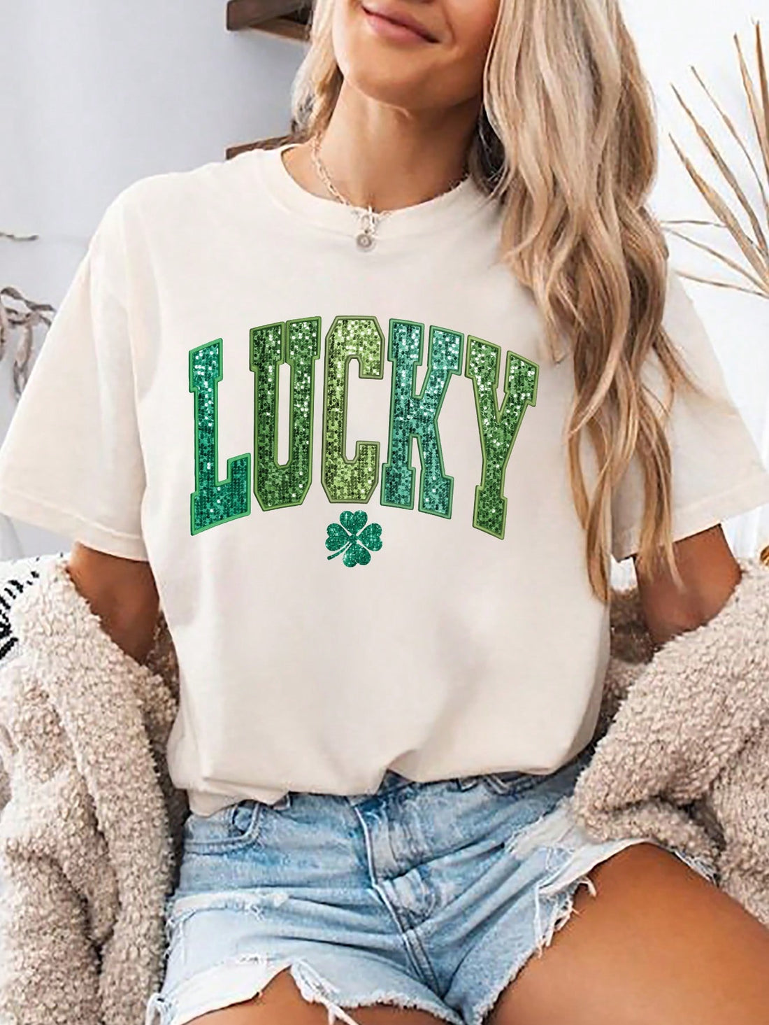 Celebrate in style with our Retro Lucky University T-Shirt! Perfect for St Patrick's Day, this shirt is a must-have for any fun-loving and quirky individual. Show off your playful side with this unique shirt that's sure to make you stand out from the crowd. Get yours now and spread the luck o' the Irish!