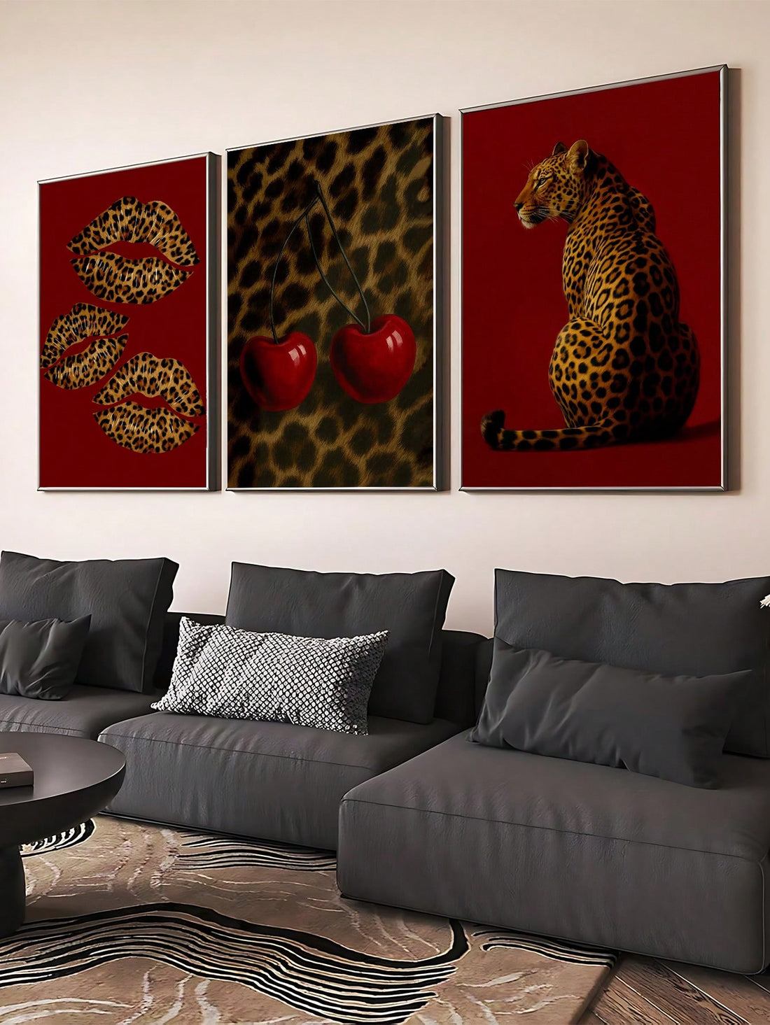 Transform your walls into a bold statement with this eye-catching Retro Red Leopard Print Wall Art Set. Featuring vibrant vintage-inspired posters that blend timeless style with contemporary flair, this collection brings instant personality to any room. Perfect for adding a touch of retro glamour to bedrooms, living spaces, or creative studios, these pieces celebrate classic aesthetics with a modern twist. Mix and match the set to create your own gallery wall, or display individually for maximum impact. Ide