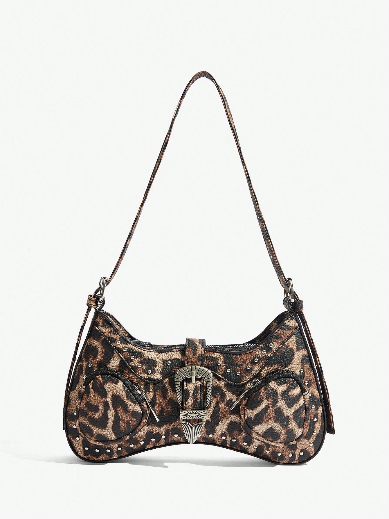 Make a bold statement with the Retro Red Rivet Shoulder Bag. This must-have Y2K accessory exudes street style and adds a touch of retro flair to any outfit. Expertly designed for teens, its bold red color and rivet detail make it the ultimate statement piece. .